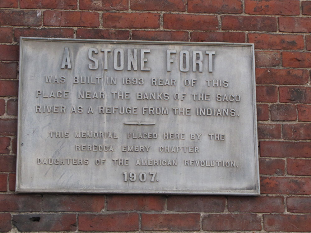 Signage for the "fort"